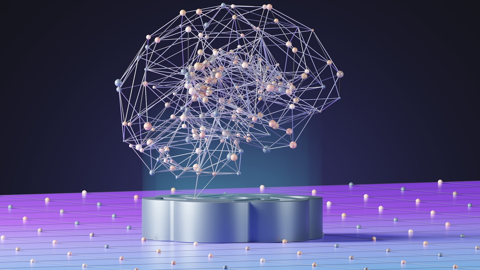 Abstract neural network representing emerging skills