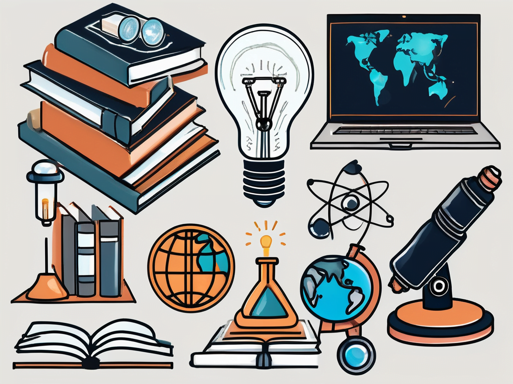 Various educational tools such as books